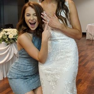 Tobi Low back Lace Dress